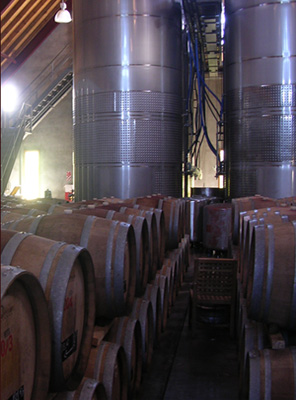 Wine barrels